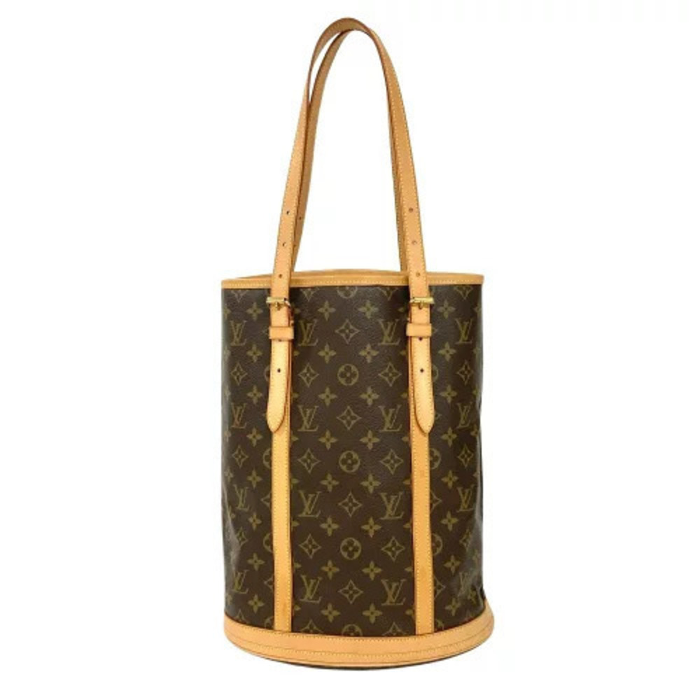 Louis Vuitton Bucket Tote Bag Monogram Canvas Brown
